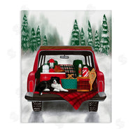 Jilly Jack Designs | Winter Tailgate with Dog