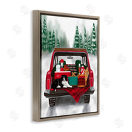 Jilly Jack Designs | Winter Tailgate with Dog