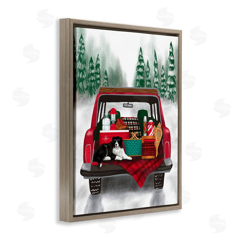 Jilly Jack Designs | Winter Tailgate with Dog