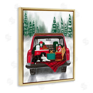 Jilly Jack Designs | Winter Tailgate with Dog
