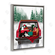 Jilly Jack Designs | Winter Tailgate with Dog