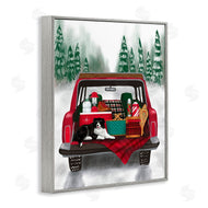 Jilly Jack Designs | Winter Tailgate with Dog