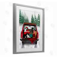 Jilly Jack Designs | Winter Tailgate with Dog