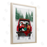 Jilly Jack Designs | Winter Tailgate with Dog