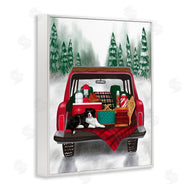 Jilly Jack Designs | Winter Tailgate with Dog