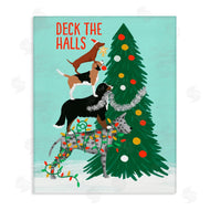 Jilly Jack Designs | Deck The Halls Stacked Dogs