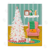 Jilly Jack Designs | Pink Cozy Christmas Tree Interior