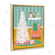 Jilly Jack Designs | Pink Cozy Christmas Tree Interior