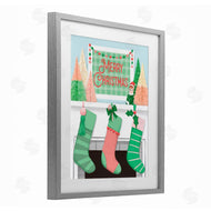 Jilly Jack Designs | Merry Christmas Green Stockings