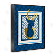 Jilly Jack Designs | Winter Plaid Deer Gold Detail