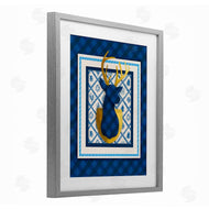 Jilly Jack Designs | Winter Plaid Deer Gold Detail
