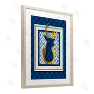 Jilly Jack Designs | Winter Plaid Deer Gold Detail