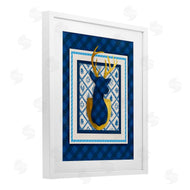 Jilly Jack Designs | Winter Plaid Deer Gold Detail