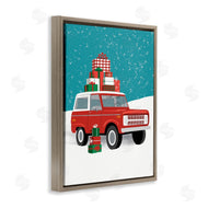 Jilly Jack Designs | Red SUV Christmas Time