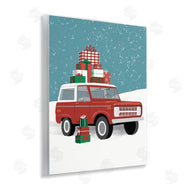 Jilly Jack Designs | Red SUV Christmas Time
