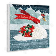 Jilly Jack Designs | Christmas Magic Enchanted Swan