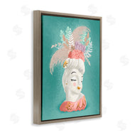 Jilly Jack Designs | Vintage Lady with Boho Flowers