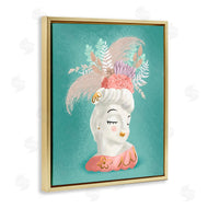 Jilly Jack Designs | Vintage Lady with Boho Flowers
