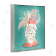 Jilly Jack Designs | Vintage Lady with Boho Flowers