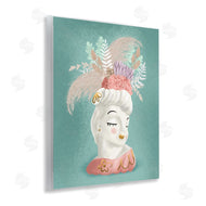 Jilly Jack Designs | Vintage Lady with Boho Flowers