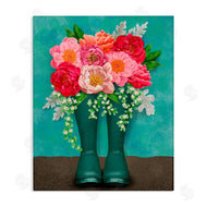 Jilly Jack Designs | Peony Rain Boots Bundle