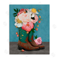 Jilly Jack Designs | Western Boots & Peonies