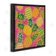 Jilly Jack Designs | Tropical Pineapples on Purple Dots