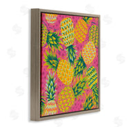 Jilly Jack Designs | Tropical Pineapples on Purple Dots