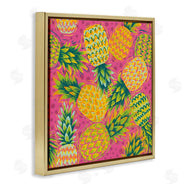 Jilly Jack Designs | Tropical Pineapples on Purple Dots
