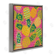 Jilly Jack Designs | Tropical Pineapples on Purple Dots