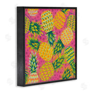 Jilly Jack Designs | Tropical Pineapples on Purple Dots