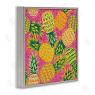 Jilly Jack Designs | Tropical Pineapples on Purple Dots