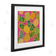Jilly Jack Designs | Tropical Pineapples on Purple Dots