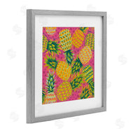 Jilly Jack Designs | Tropical Pineapples on Purple Dots