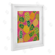 Jilly Jack Designs | Tropical Pineapples on Purple Dots