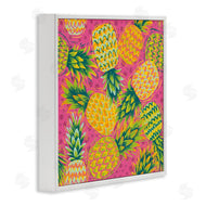 Jilly Jack Designs | Tropical Pineapples on Purple Dots