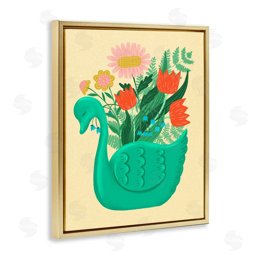 Jilly Jack Designs | Spring Swan Flower Bouquet
