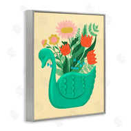 Jilly Jack Designs | Spring Swan Flower Bouquet