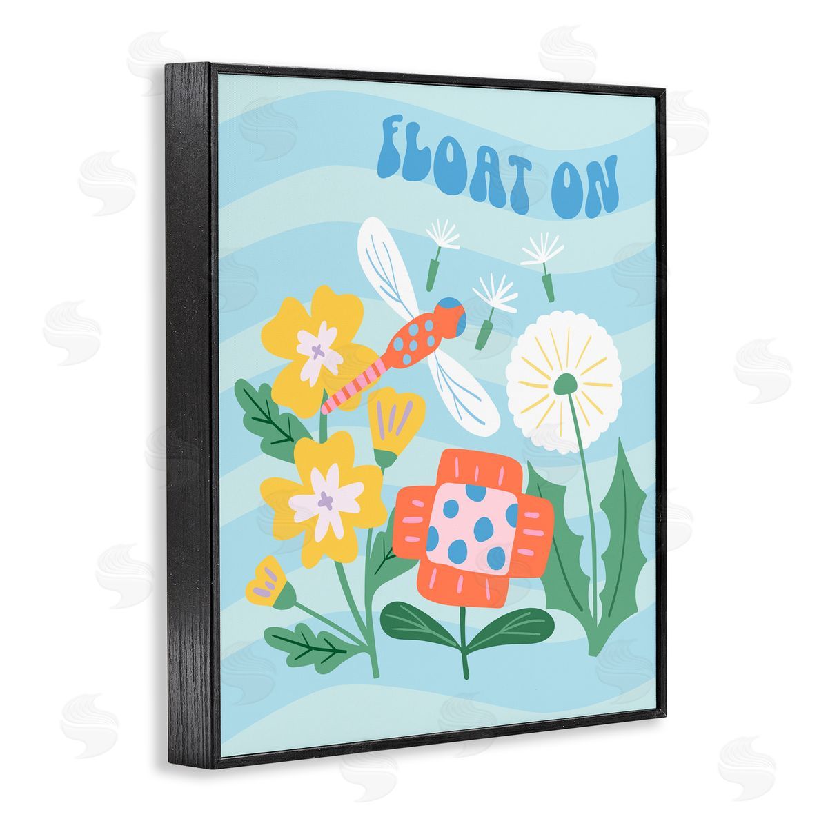 Jilly Jack Designs Float On Dragonfly Canvas Wall Art Print