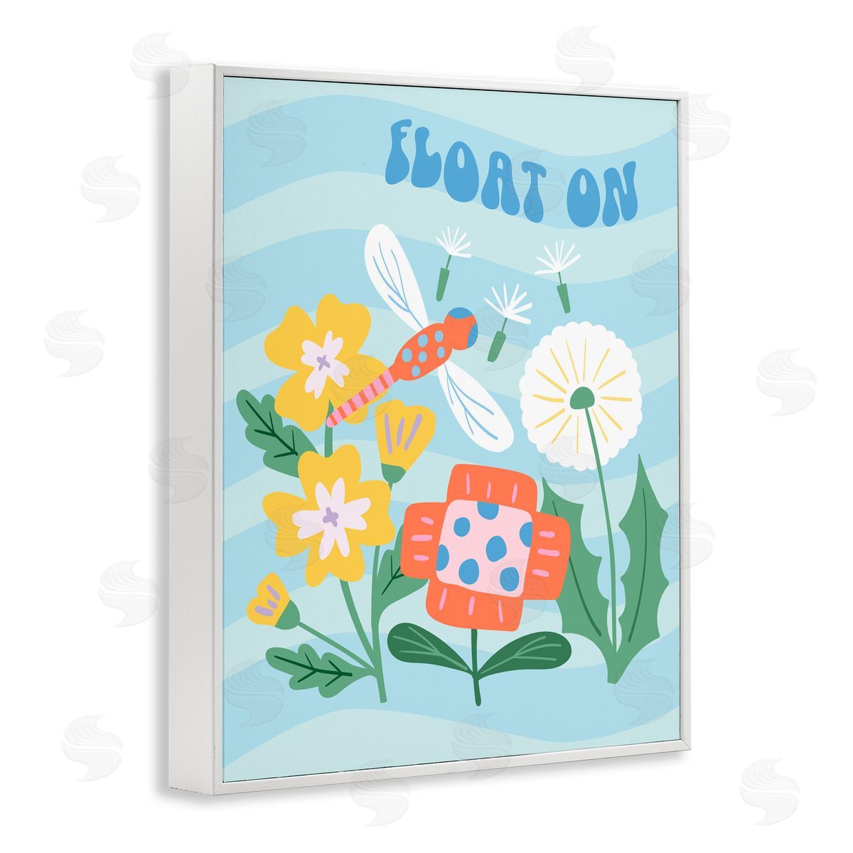 Jilly Jack Designs Float On Dragonfly Canvas Wall Art Print