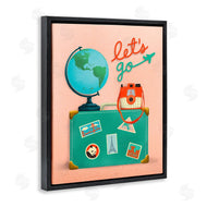 Jilly Jack Designs | Let's Go Travel Suitcase
