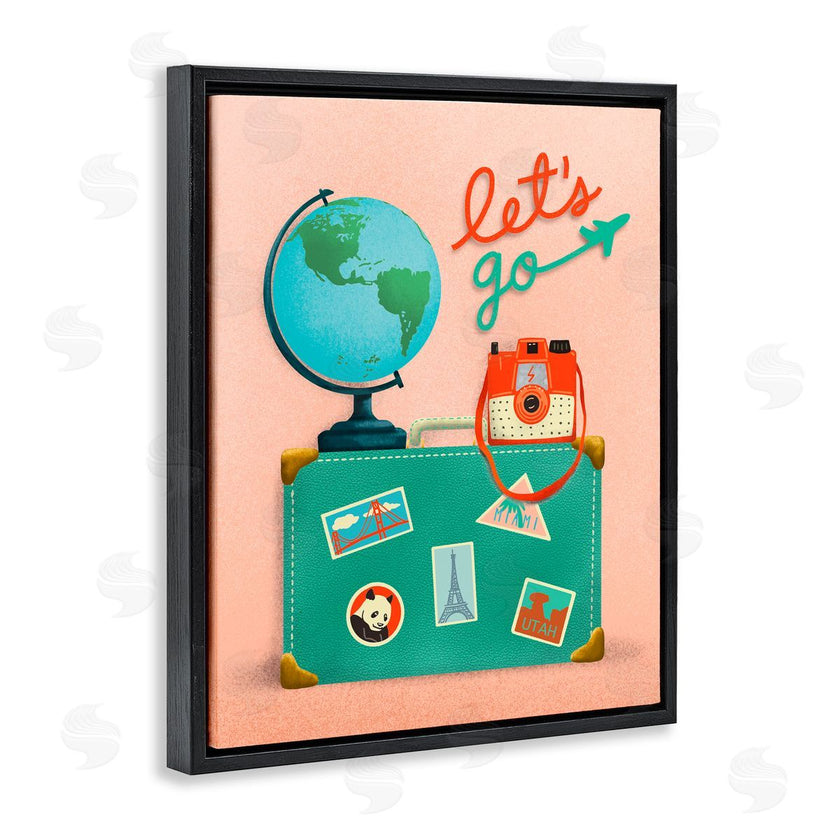 Jilly Jack Designs | Let's Go Travel Suitcase