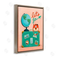 Jilly Jack Designs | Let's Go Travel Suitcase
