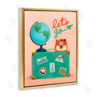 Jilly Jack Designs | Let's Go Travel Suitcase