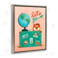 Jilly Jack Designs | Let's Go Travel Suitcase