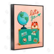 Jilly Jack Designs | Let's Go Travel Suitcase