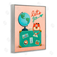 Jilly Jack Designs | Let's Go Travel Suitcase