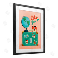 Jilly Jack Designs | Let's Go Travel Suitcase