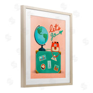 Jilly Jack Designs | Let's Go Travel Suitcase