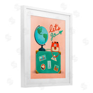 Jilly Jack Designs | Let's Go Travel Suitcase
